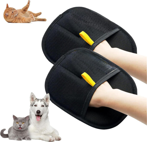 Pet Electrostatic Hair Removal Gloves Two-way Bristle Remover Hair Removal Brush Sticky Hair Artifact Cat Hair Gloves Cat Hair Removal Comb - Image 10