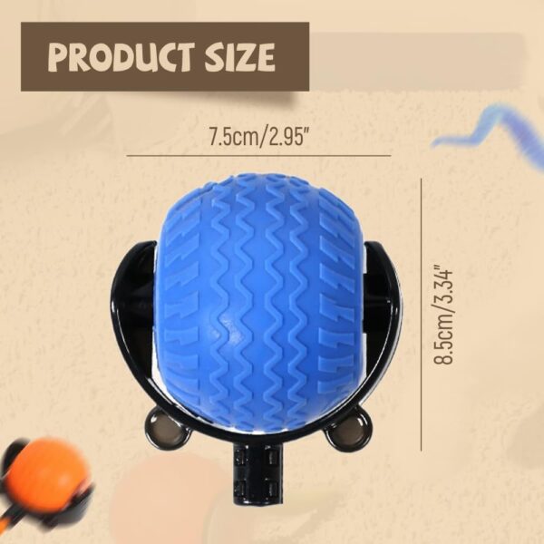 Interactive Cat Ball Toy, 2025 New Cat Ball Toys With Cord  Mouse, Smart Self Rolling Cat Toys For Bored Indoor Cats, Automatic Moving Peppy Pet Ball - Image 2